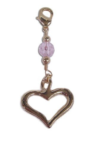 Charm Large Gold - Heart