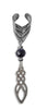 Ear Cuff With Charm Celtic Power - Silver