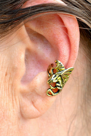 ear cuff dragon gold