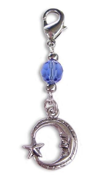 Charm Small Silver - Moon and Star