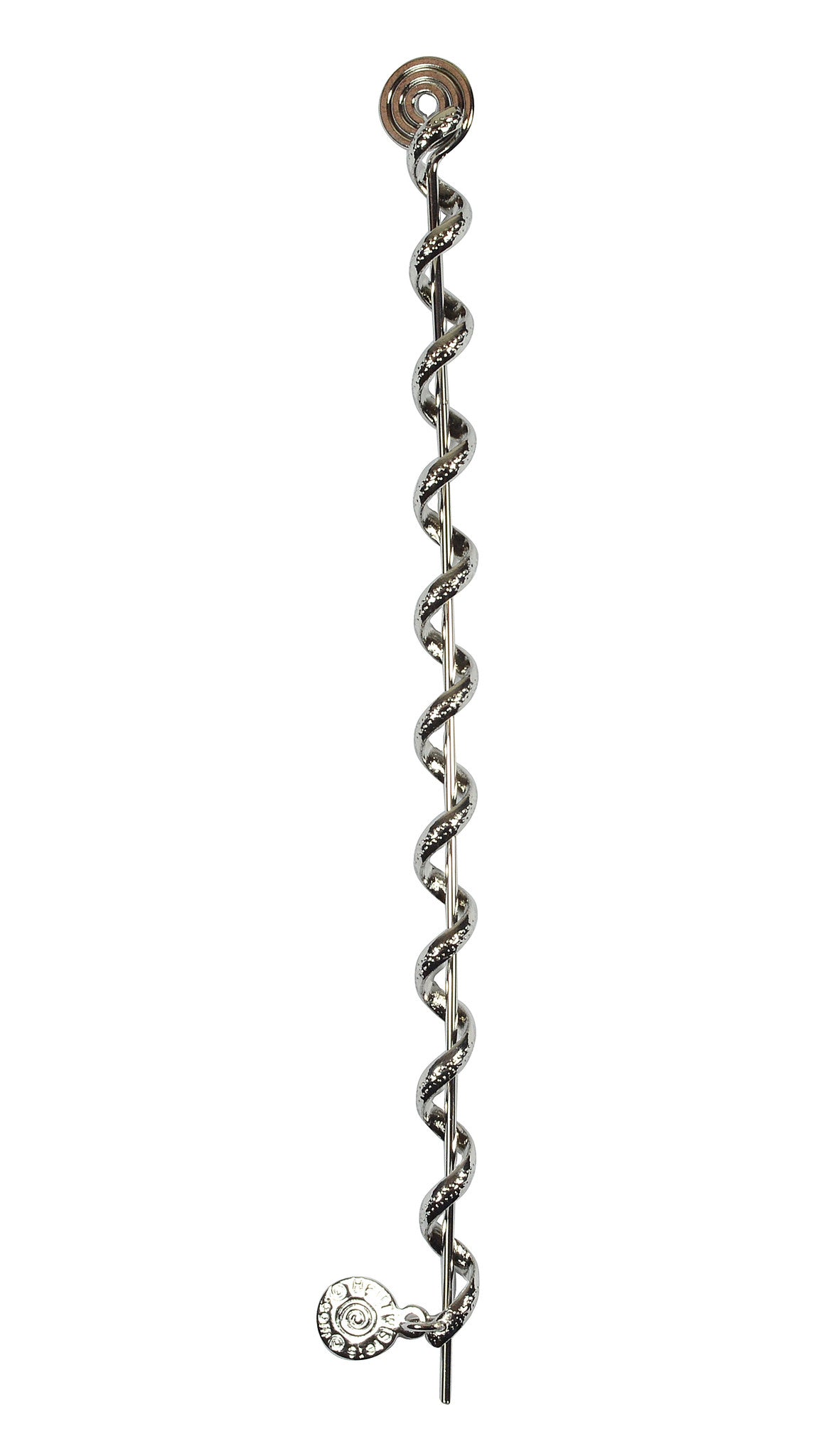 Hair Twister Silver - 6" Mini Hair Wrap