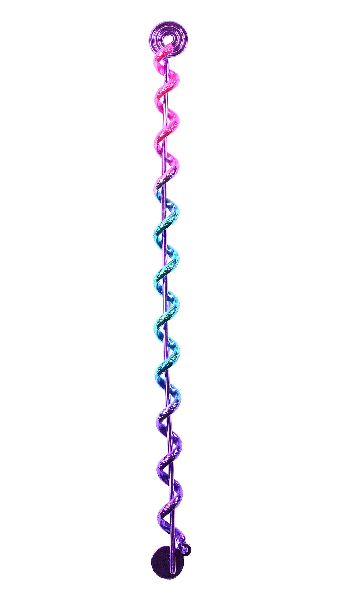 Hair Twister Purple Rainbow - 6" Mini Hair Wrap