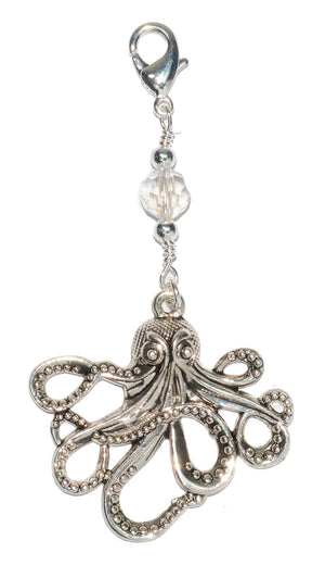 Charm Large Cthulhu - Silver