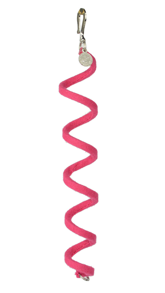 Ponytail Wrap Hemp Hot Pink - 6
