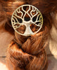 Hair Hook Tree of Life - Gold, Ponytail Holder