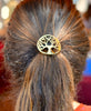 Hair Hook Tree of Life - Gold, Ponytail Holder