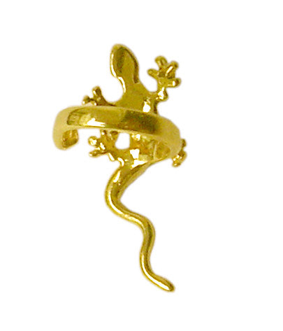 ear cuff gecko gold