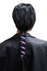 New! Ponytail Wrap Purple Holographic Leather - 6