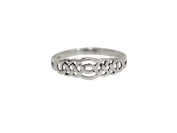 Celtic Braid Ring - Sterling Silver