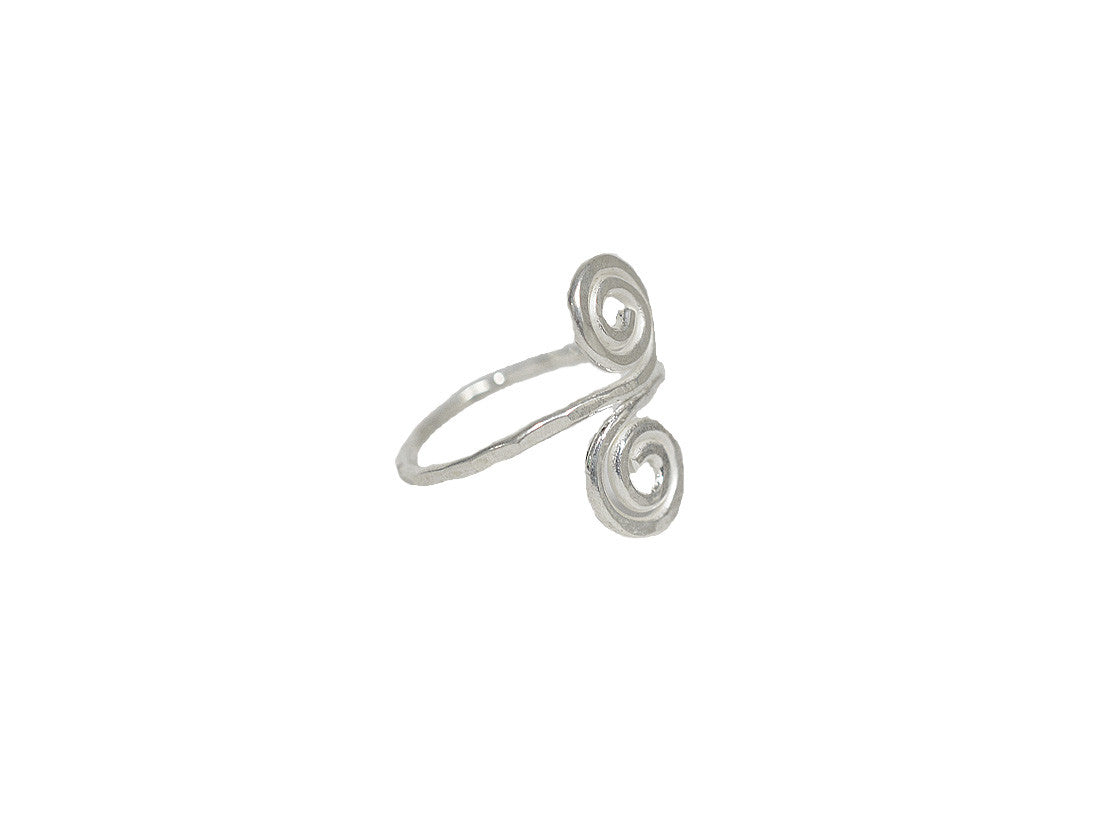 Etruscan Spiral Ring - Sterling Silver