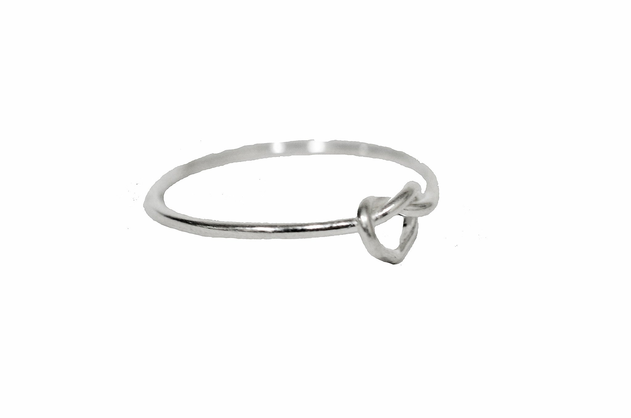 Open Heart Ring - Sterling Silver