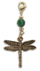 charm small gold dragonfly