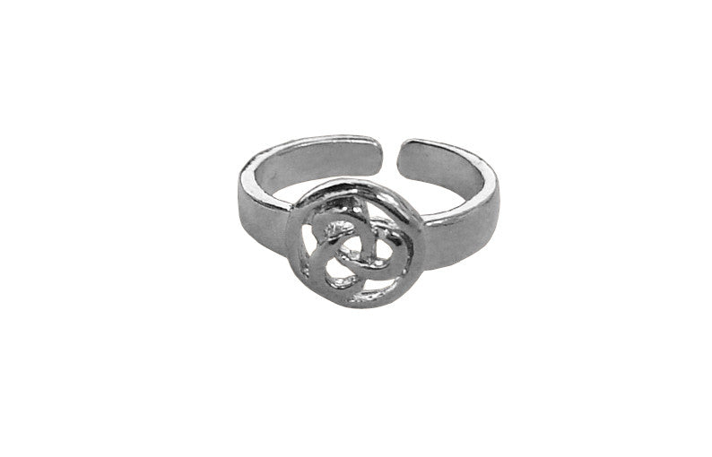 Celtic Eternity Toe Ring - Silver