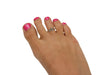 New! Claddagh Thin Band Toe Ring - Sterling Silver