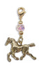 Charm Small Gold - Horse