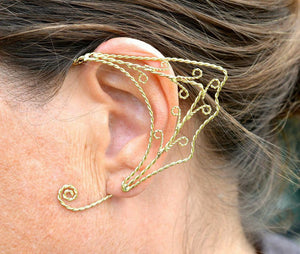 Elf Cuff Small Spirals - Gold