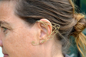 Elf Cuff Small Spirals - Gold