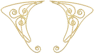 Elf Cuff Spirals - Gold