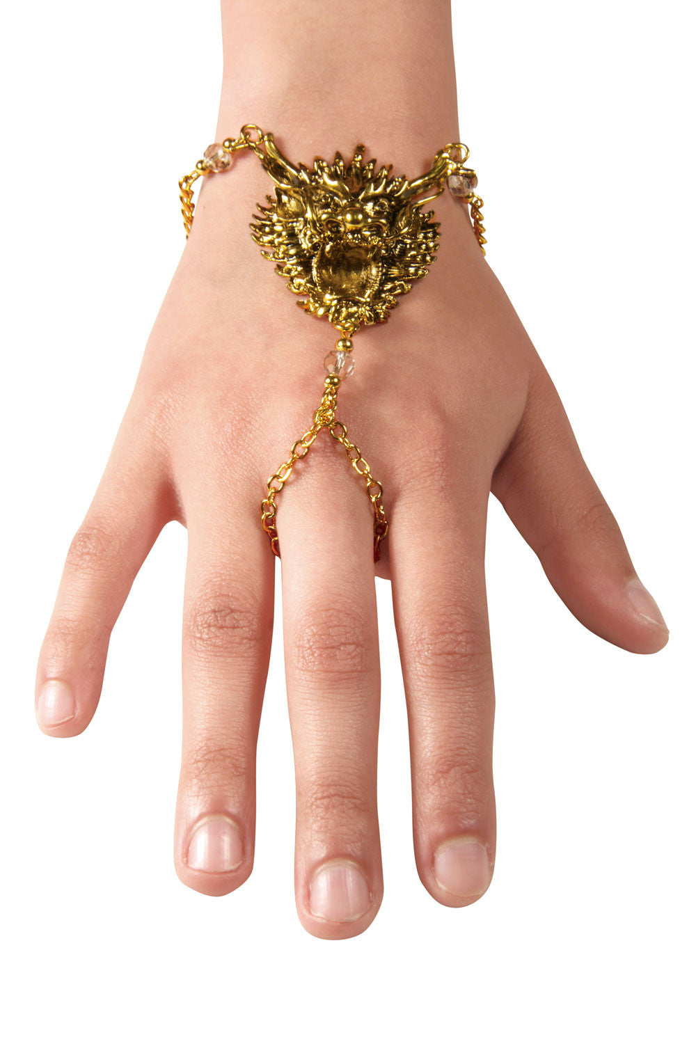 Finger Bracelet Gold - Dragon