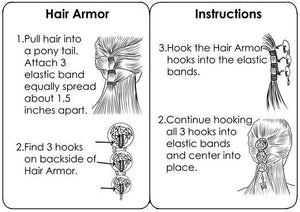 Hair Armor Triangle - Gold Ponytail Holder