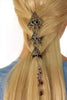 Hair Armor Triangle - Silver Ponytail Holder