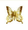 Hair Hook Fairy Butterfly - Gold with Purple Wings Ponytail Holder