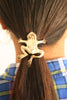 Hair Hook Frog - Gold Ponytail Holder