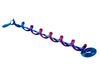 Hair Twister Blue Rainbow - 4 Inch Hair Wrap