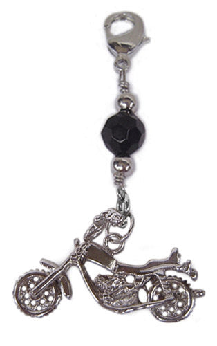 Hair Twisters - Large Motorcycle Charm 