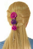hair armor celtic pink purple ponytail holder