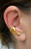 ear cuff flowy wing gold