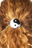 Hair Hook Yin Yang - Silver Ponytail Holder