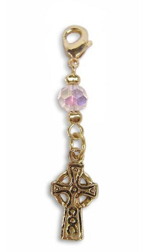 charm small celtic cross gold