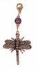 Charm Large Gold - Dragonfly
