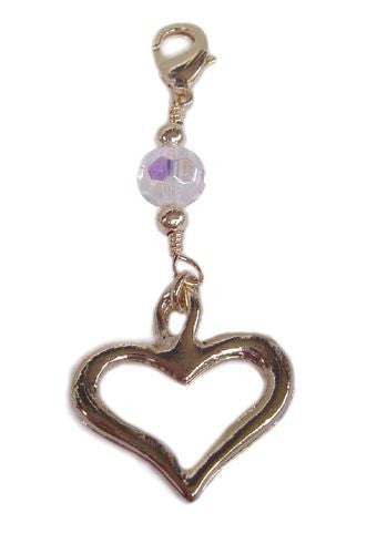 Charm Large Gold - Heart