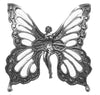 Hair Hook Fairy Butterfly - Silver Ponytail Holder