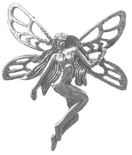 Hair Hook Tinker Bell Fairy - Silver Ponytail Holder