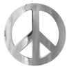 New Hair Hook Peace Sign - Silver Ponytail Holder