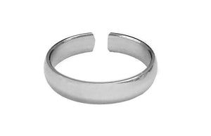 Toe Ring Silver - Plain Band 