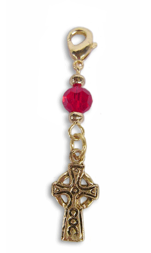 Charm Celtic Gold - Cross