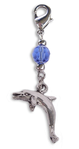 Charm Small Silver - Dolphin