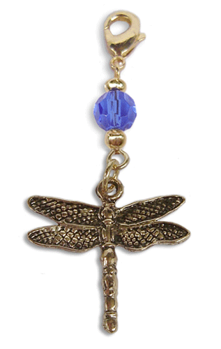 Charm Small Gold - Dragonfly