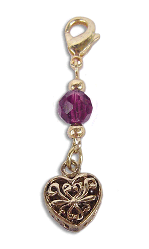 Charm Small Gold - Heart