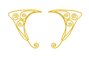 Elf Cuff Spirals - Gold