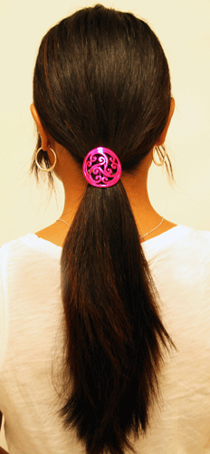 Hair Hook Pink - Celtic Ponytail Holder