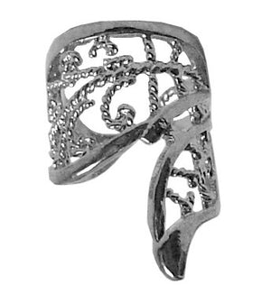 Ear Cuff Silver - Butterfly Wing