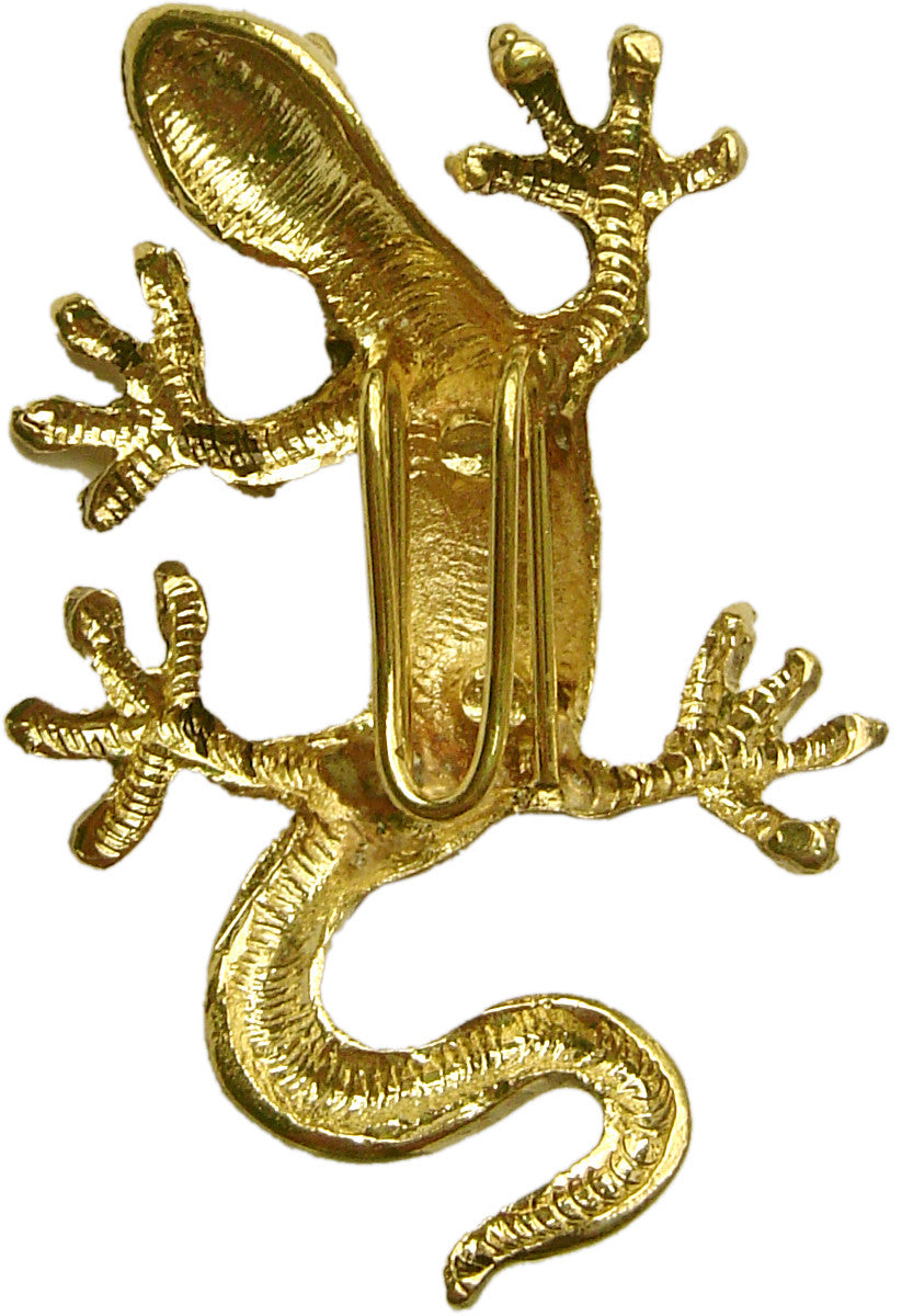 Hair Hook Gecko - Gold Ponytail Holder